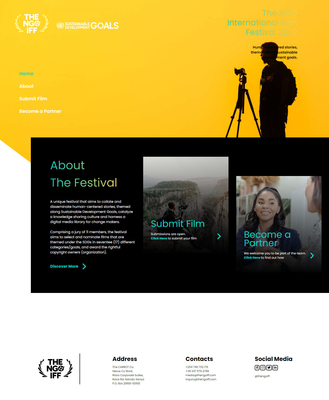 Flim Festival WEbsite